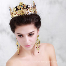 Schönheit Queen Diamond Pageant Crown 14k Weißgold Crown Ring zum Verkauf